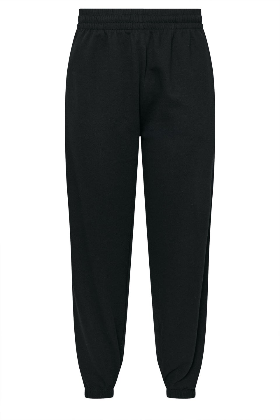 Yours Curve Black Cuffed Joggers