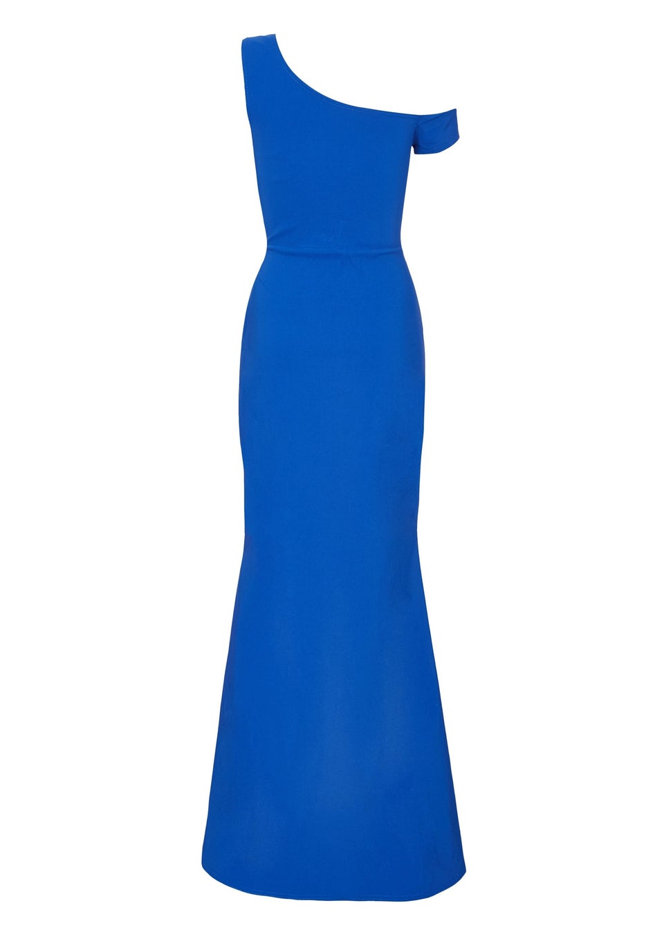 Quiz Blue Asymmetric Maxi Dress