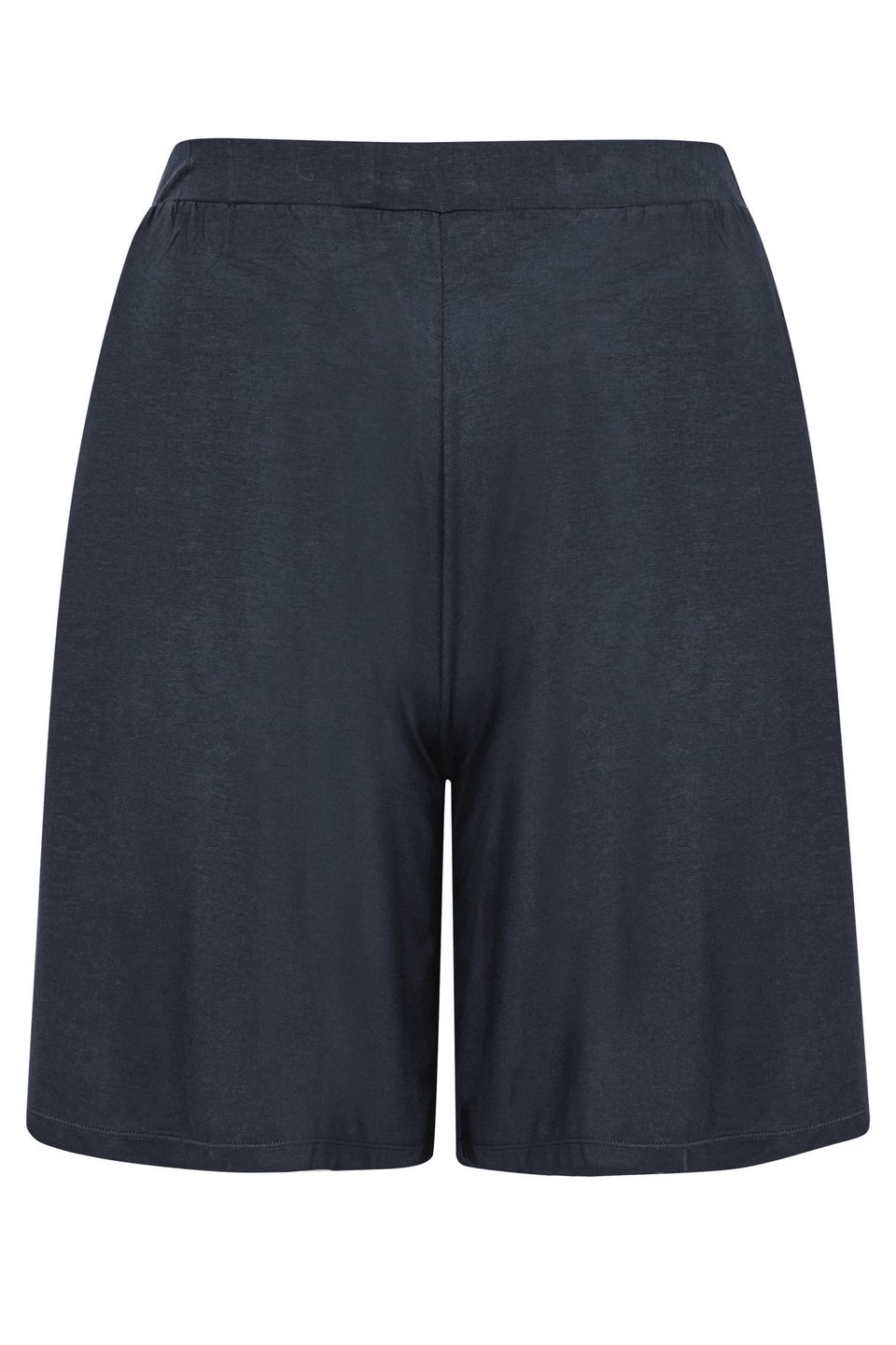 Yours Curve Navy Blue Jersey Pull On Shorts