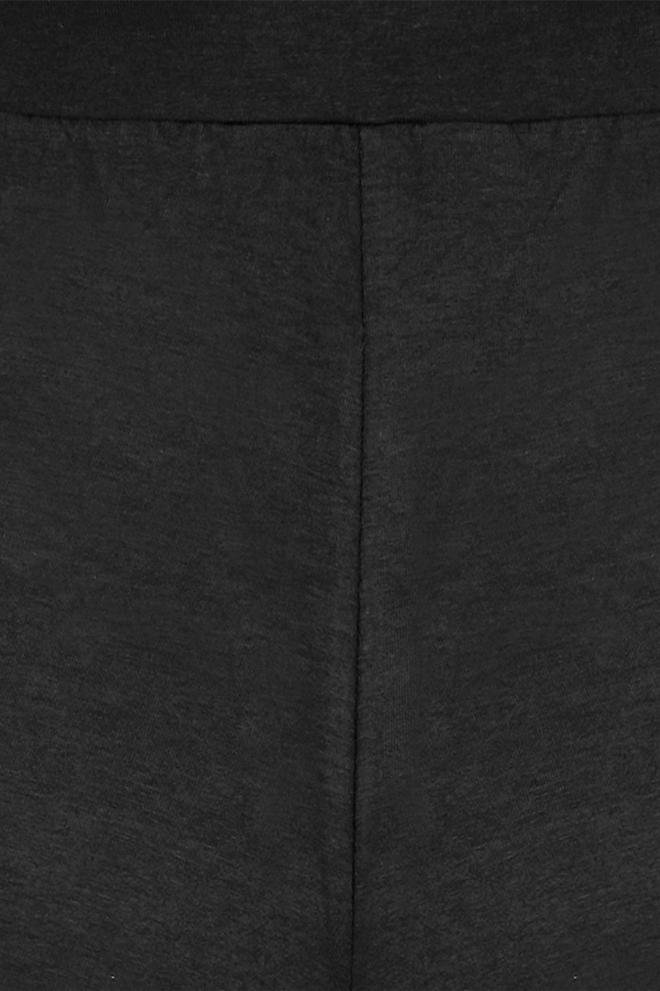Yours Curve Black Jersey Pull On Shorts