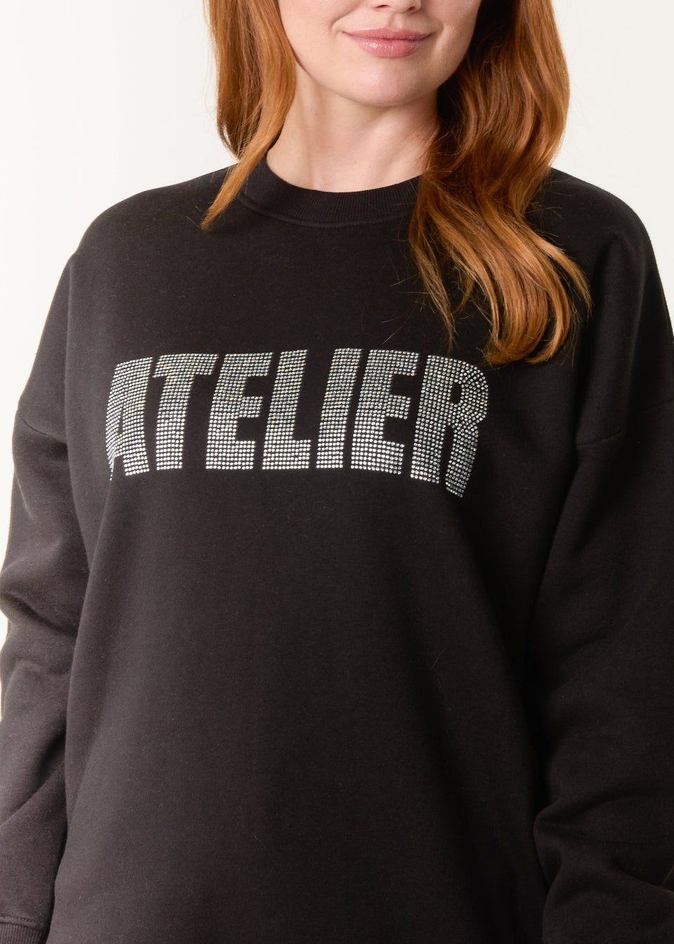 Blue Vanilla Black Atelier Diamante Sweatshirt