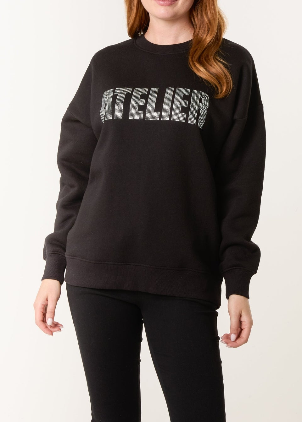 Blue Vanilla Black Atelier Diamante Sweatshirt