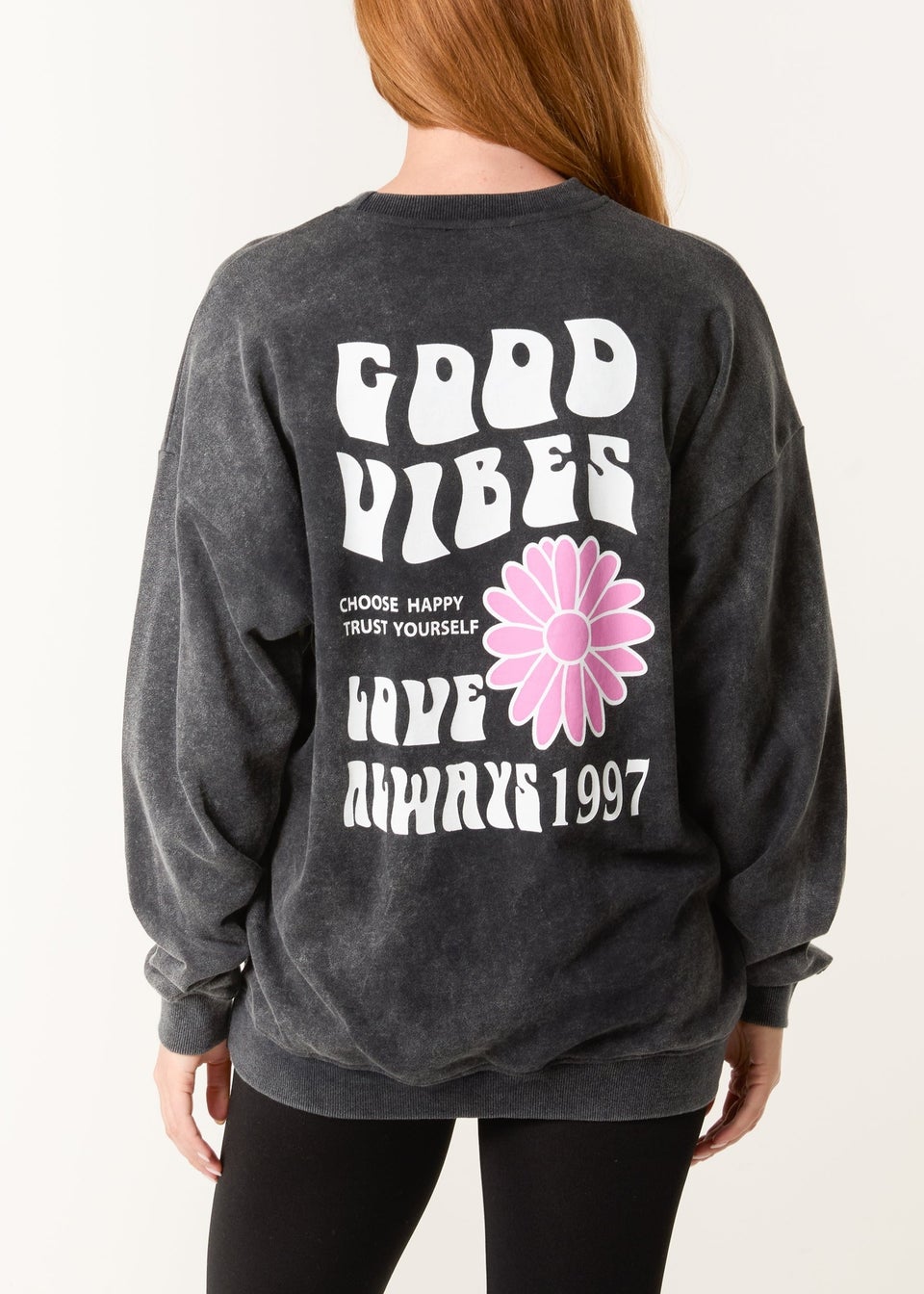 Blue Vanilla Grey Good Vibes Sweatshirt