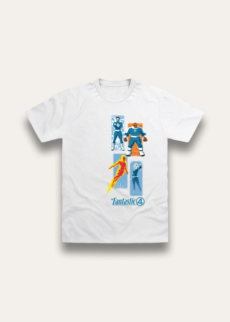 Brand Threads Fantastic Four White T Shirt