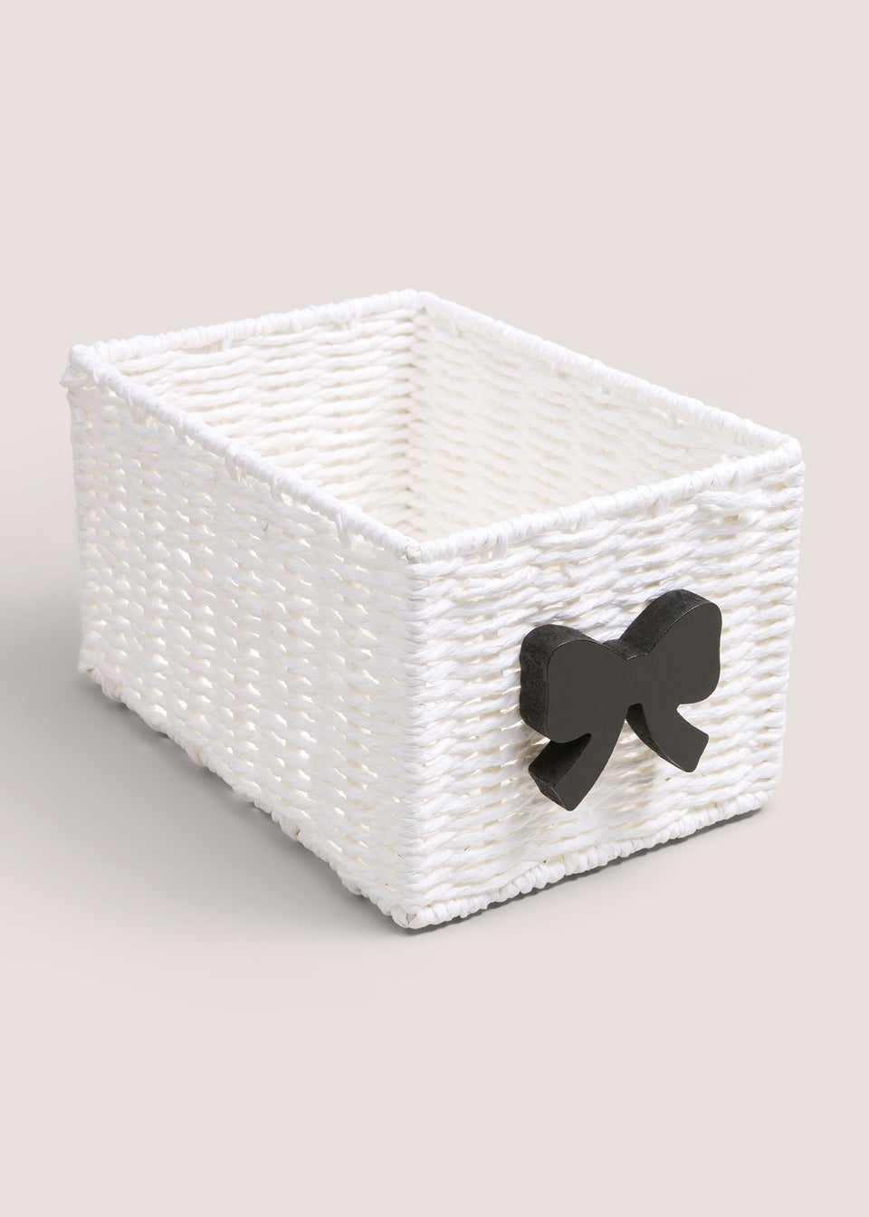 White Single Bow Drawer