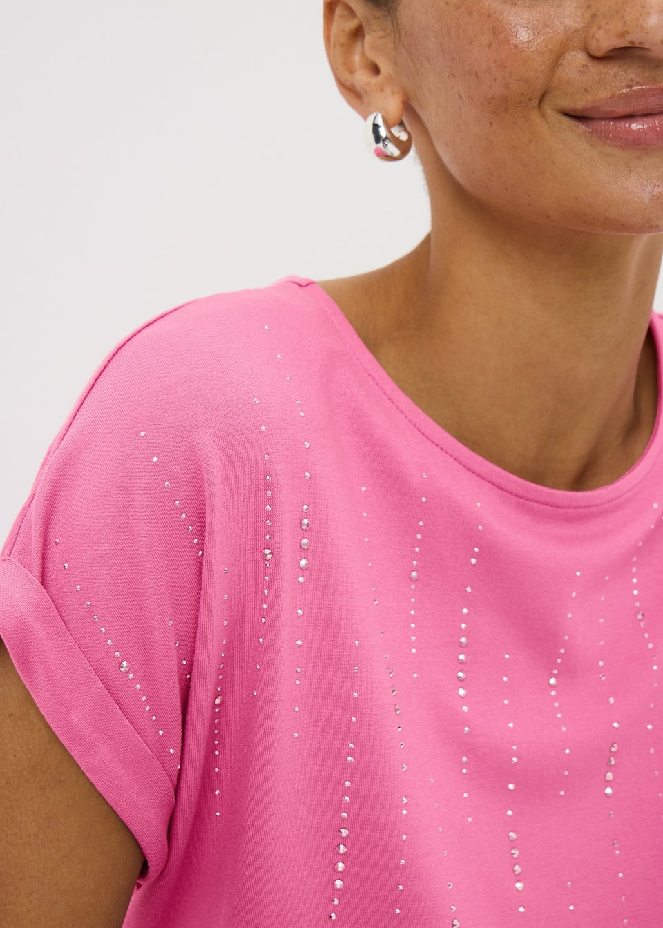Pink Scatter Drop T-Shirt
