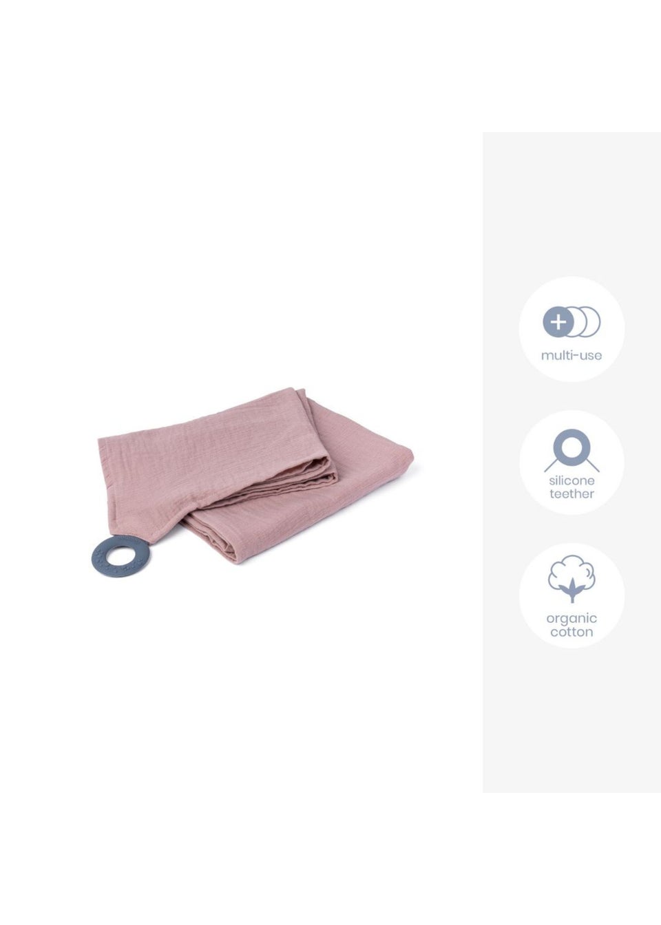 Babymoov Doomoo Pink Mom n Play Muslin Breastfeeding Cover