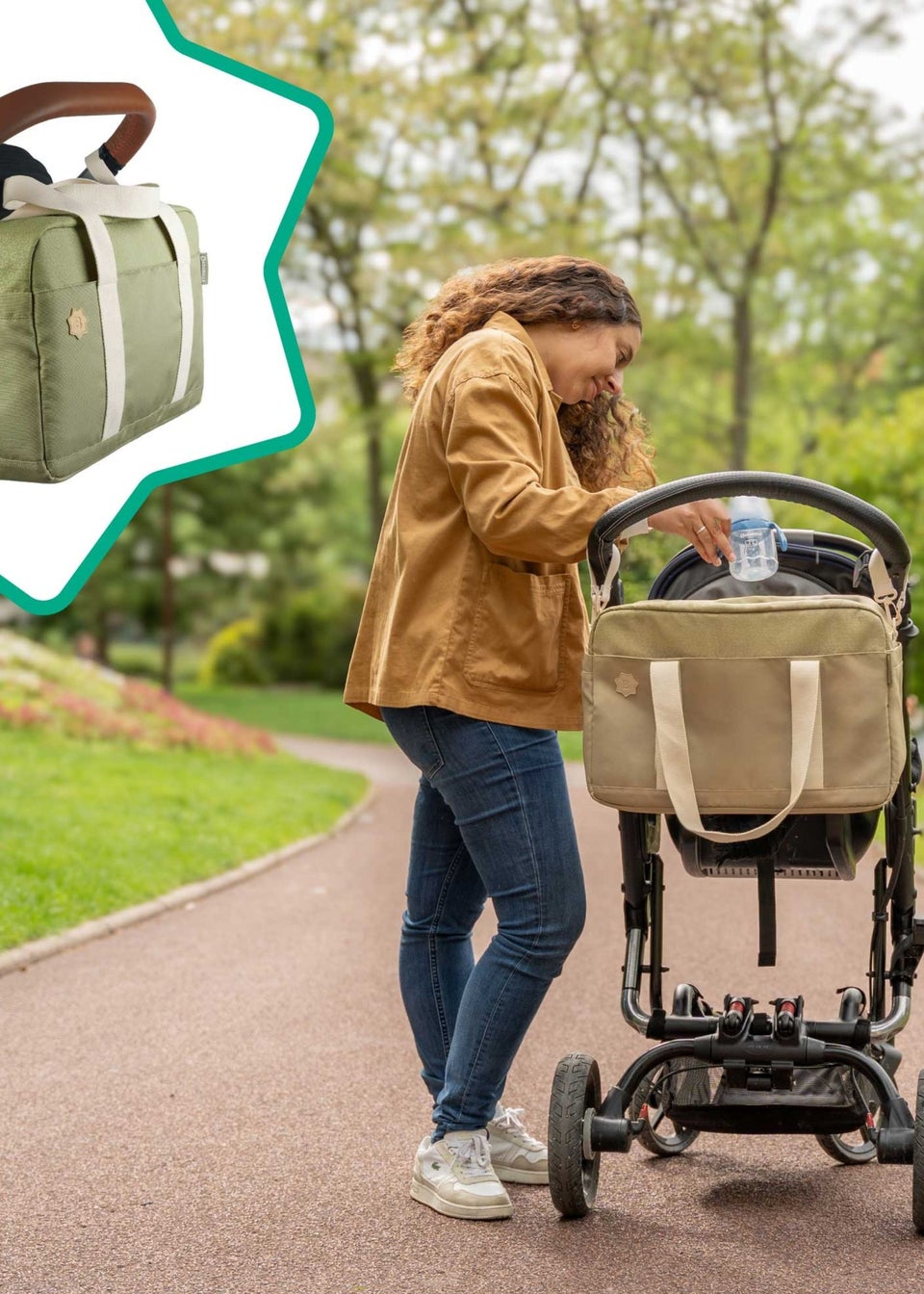 Babymoov Badabulle Olive Changing Bag Bowling