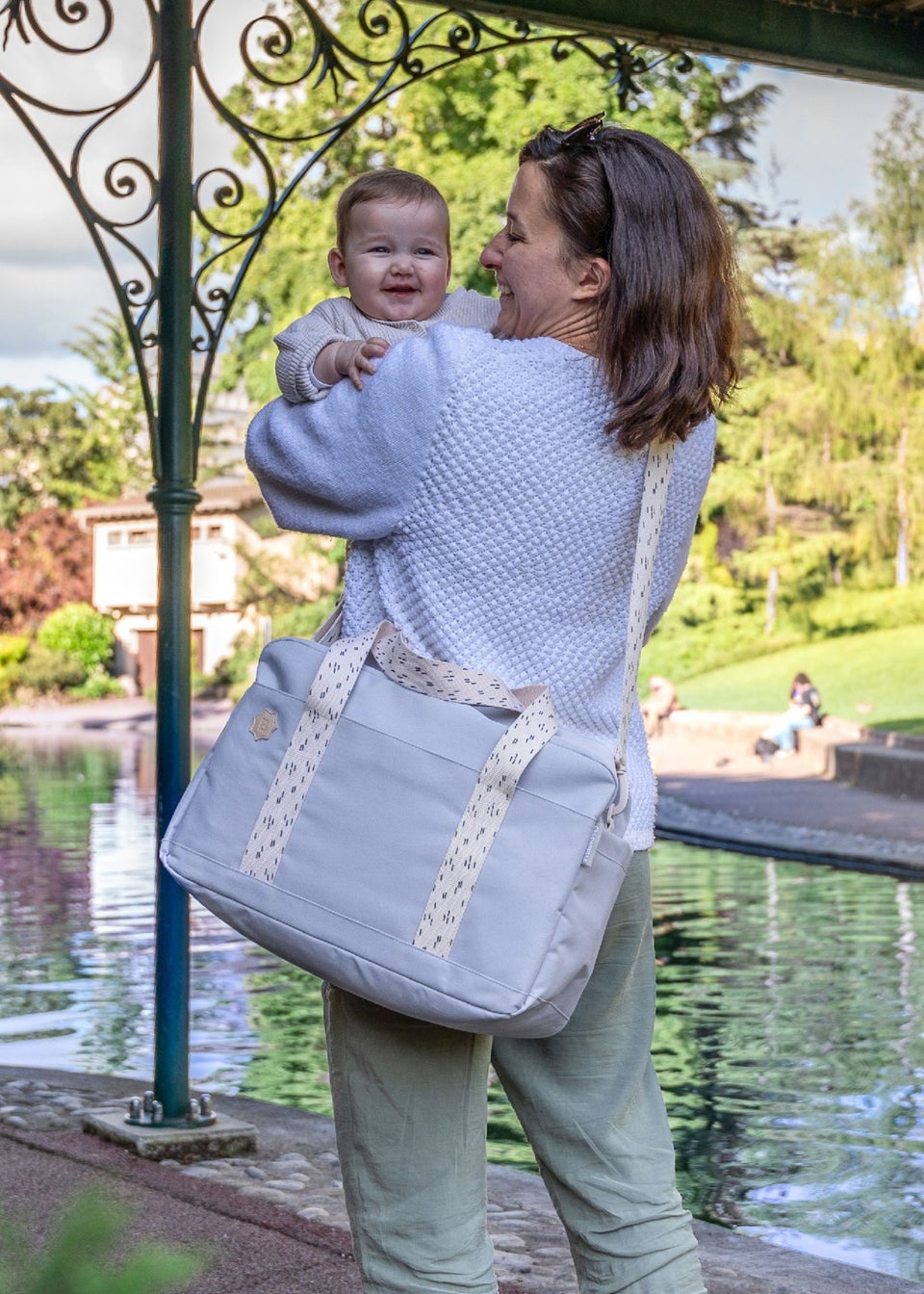 Babymoov Badabulle Grey Changing Bag Bowling