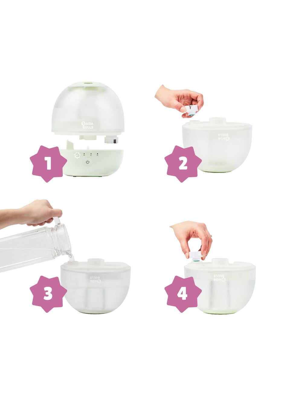 Babymoov Badabulle Bubble Humidifier Nightlight