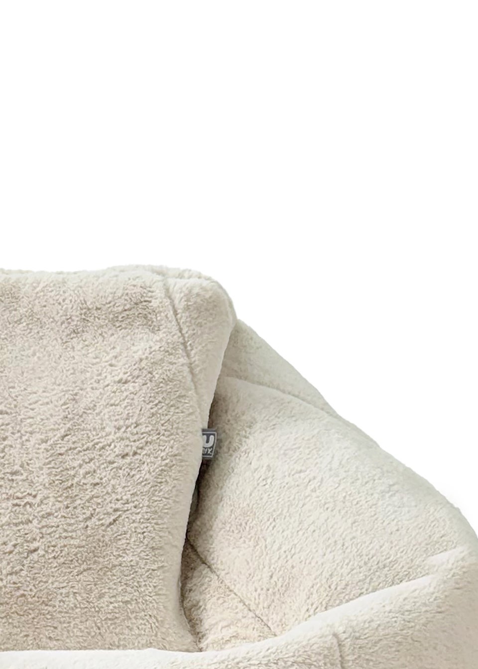 rucomfy Faux Fur Hygge Linen Beanbag