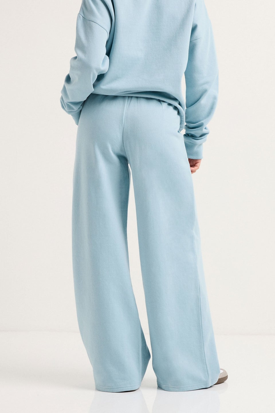 PixieGirl Petite Light Blue Pocket Patch Wide Leg Joggers