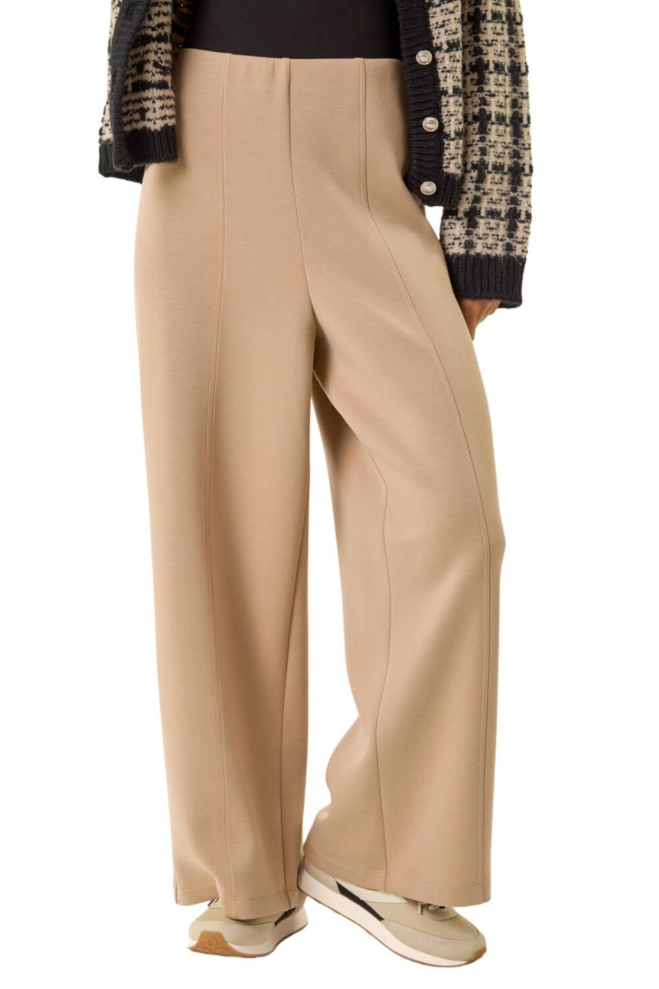 Roman Stone Petite Front Seam Stretch Trouser