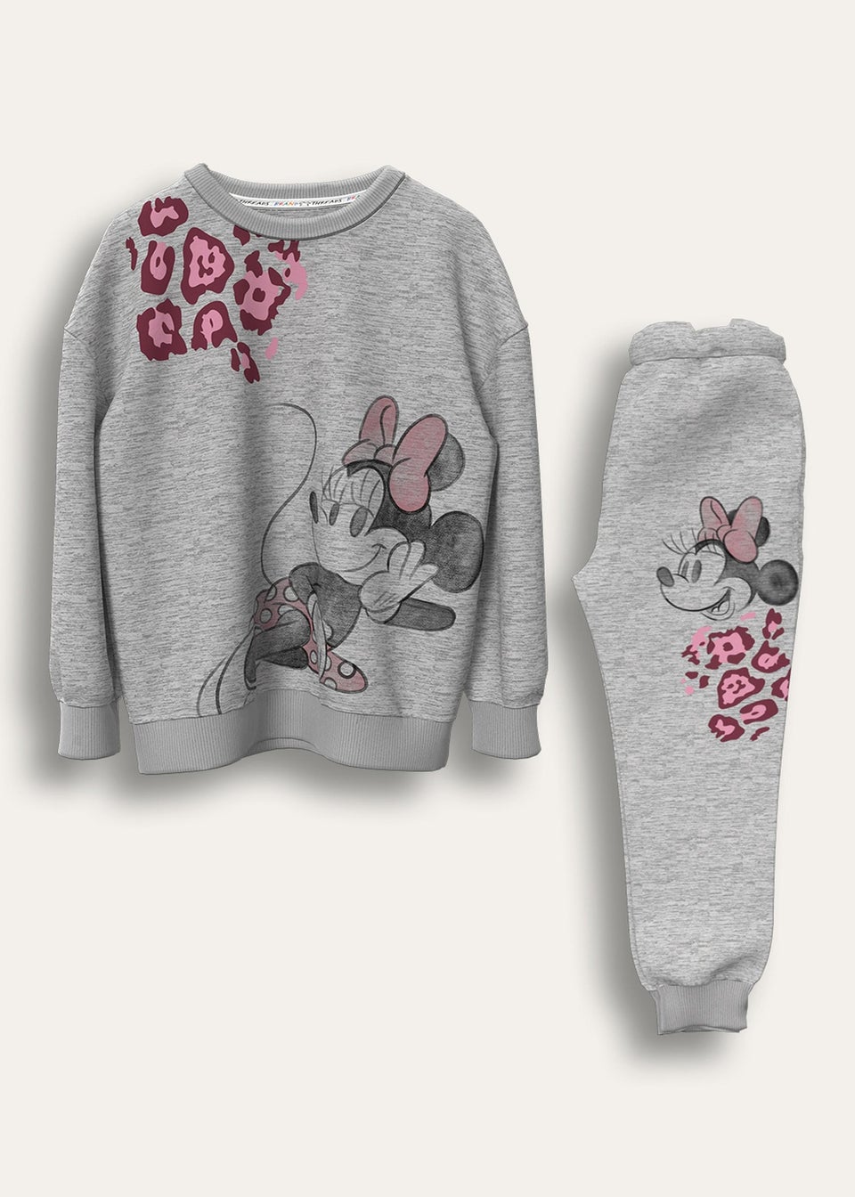 Minnie Mouse Grey Jogger Set (Ages 2 Years - 6 Years)