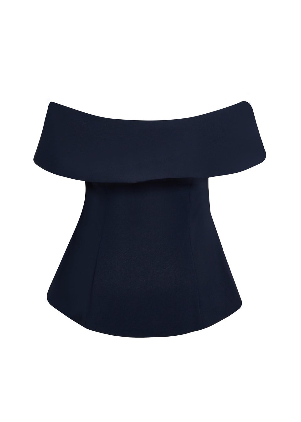Quiz Navy Bardot Waistcoat