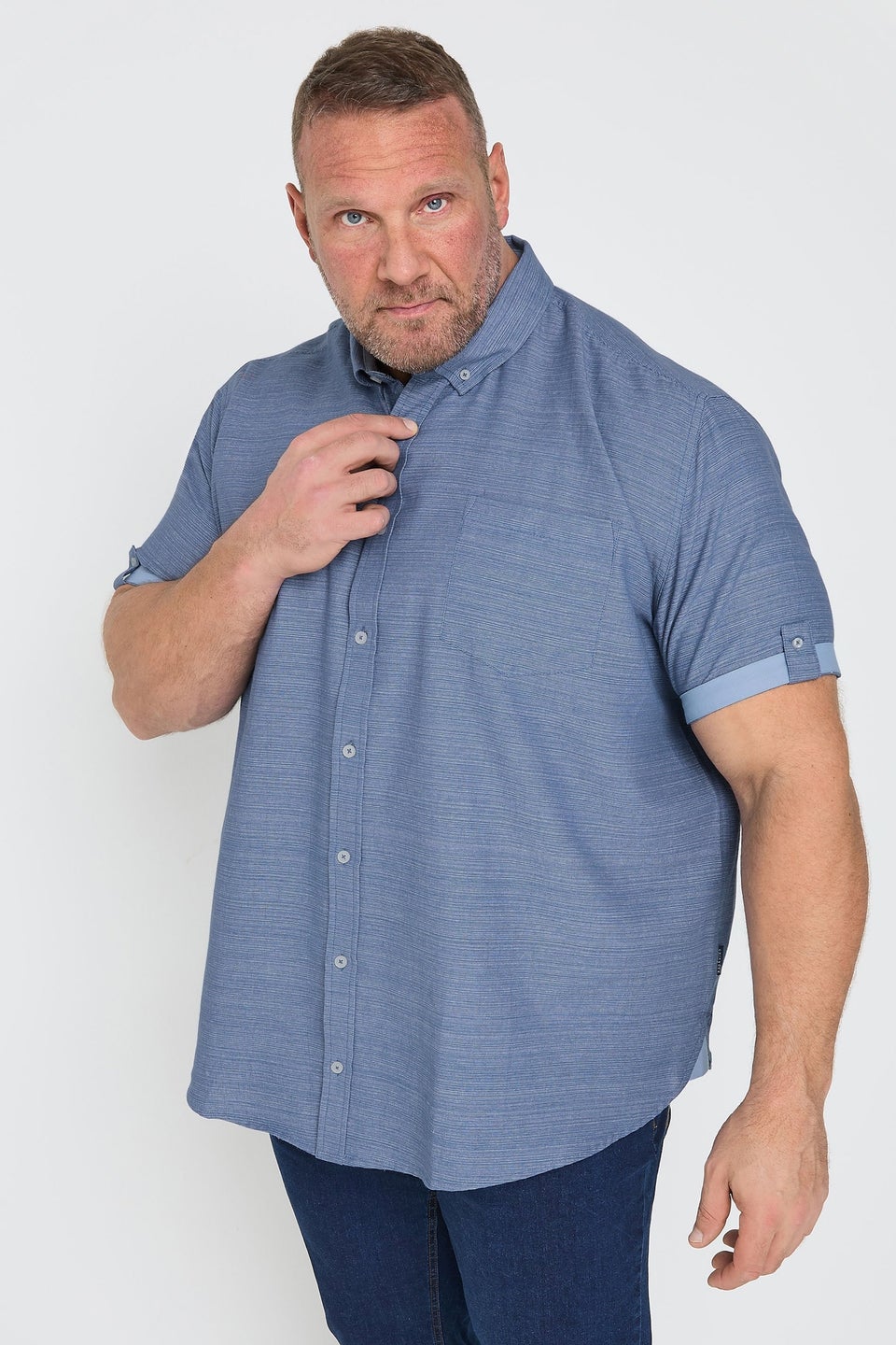 BadRhino Airforce Blue Slub Shirt