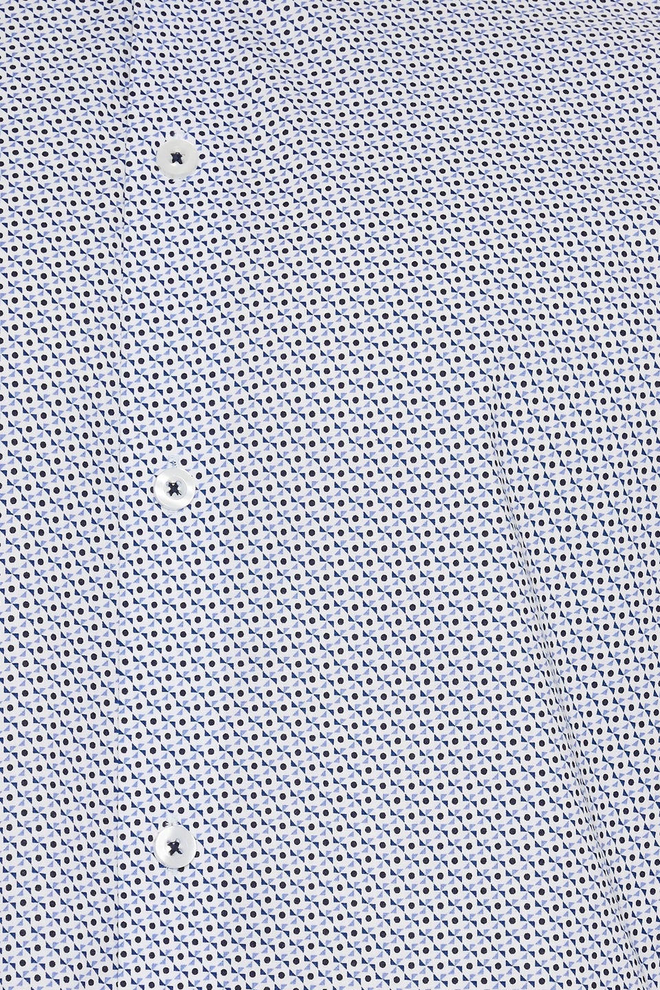 BadRhino Tailoring Blue Abstract Print Formal Shirt