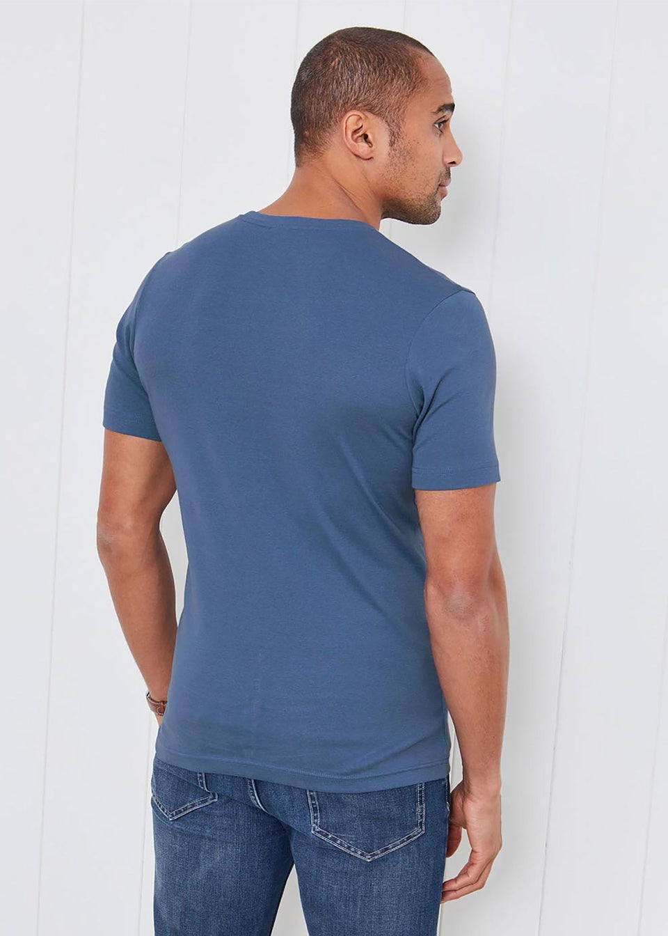 Cotton Traders Blue Moon Short Sleeve Crew Neck Base Layer Top