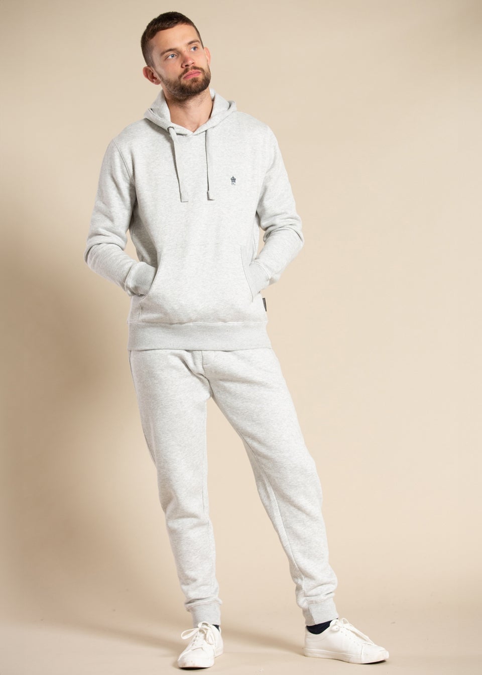 French Connection Navy Cotton Blend Joggers 2 Pack