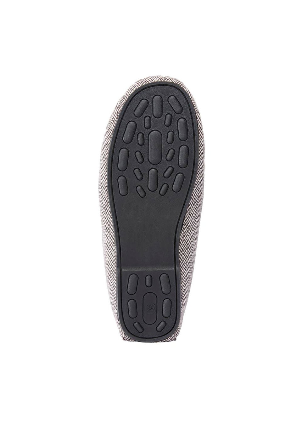 Cotton Traders Brown Textured Moccasin Slippers