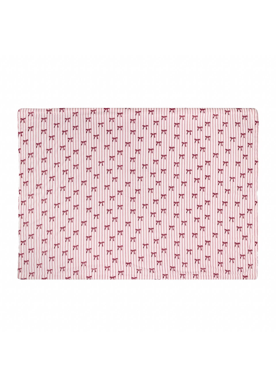 Furn Noortje Bows Sherpa Fleece Silk Pink Throw