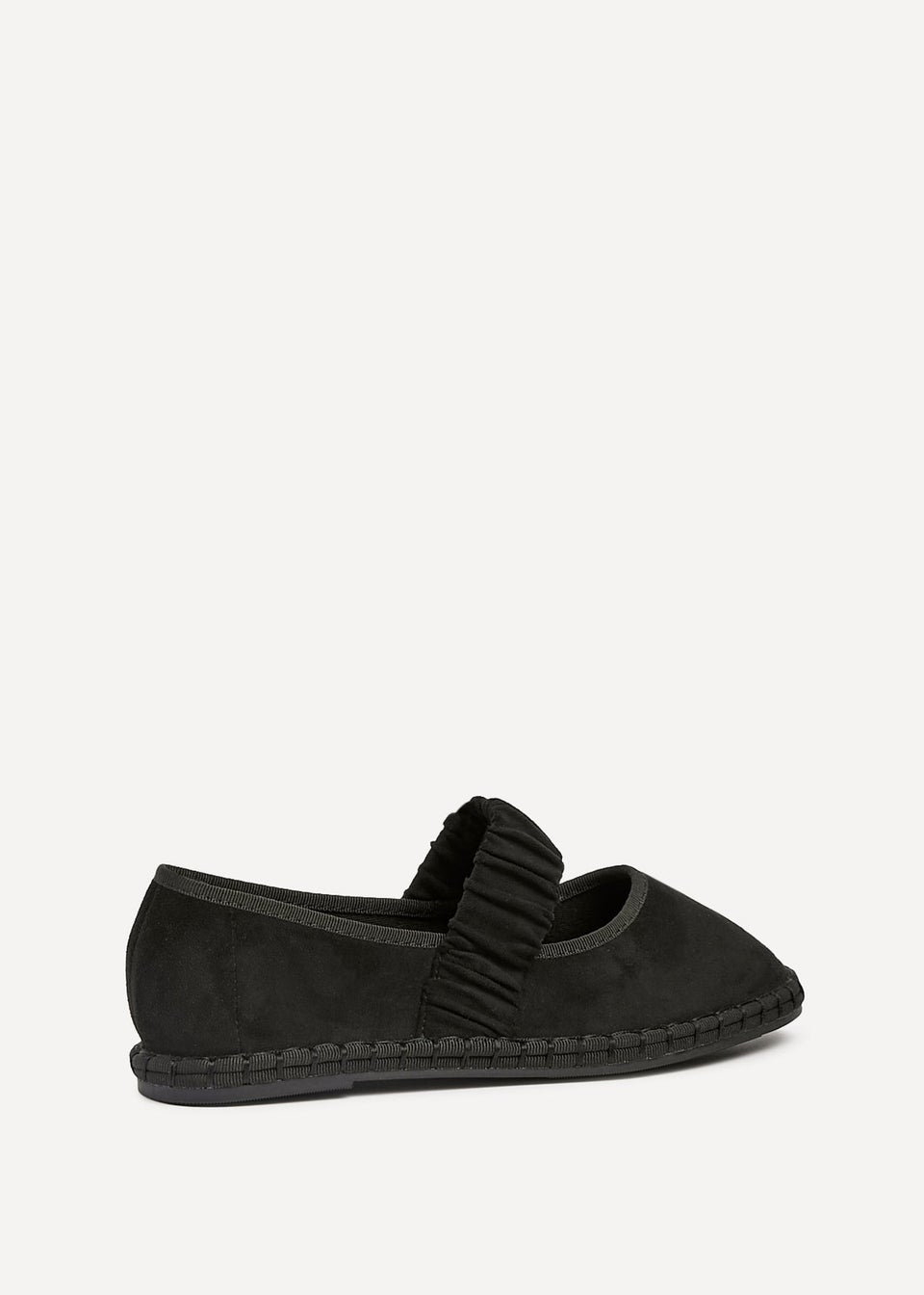 Linzi Lorella Black Faux Suede Mary Jane