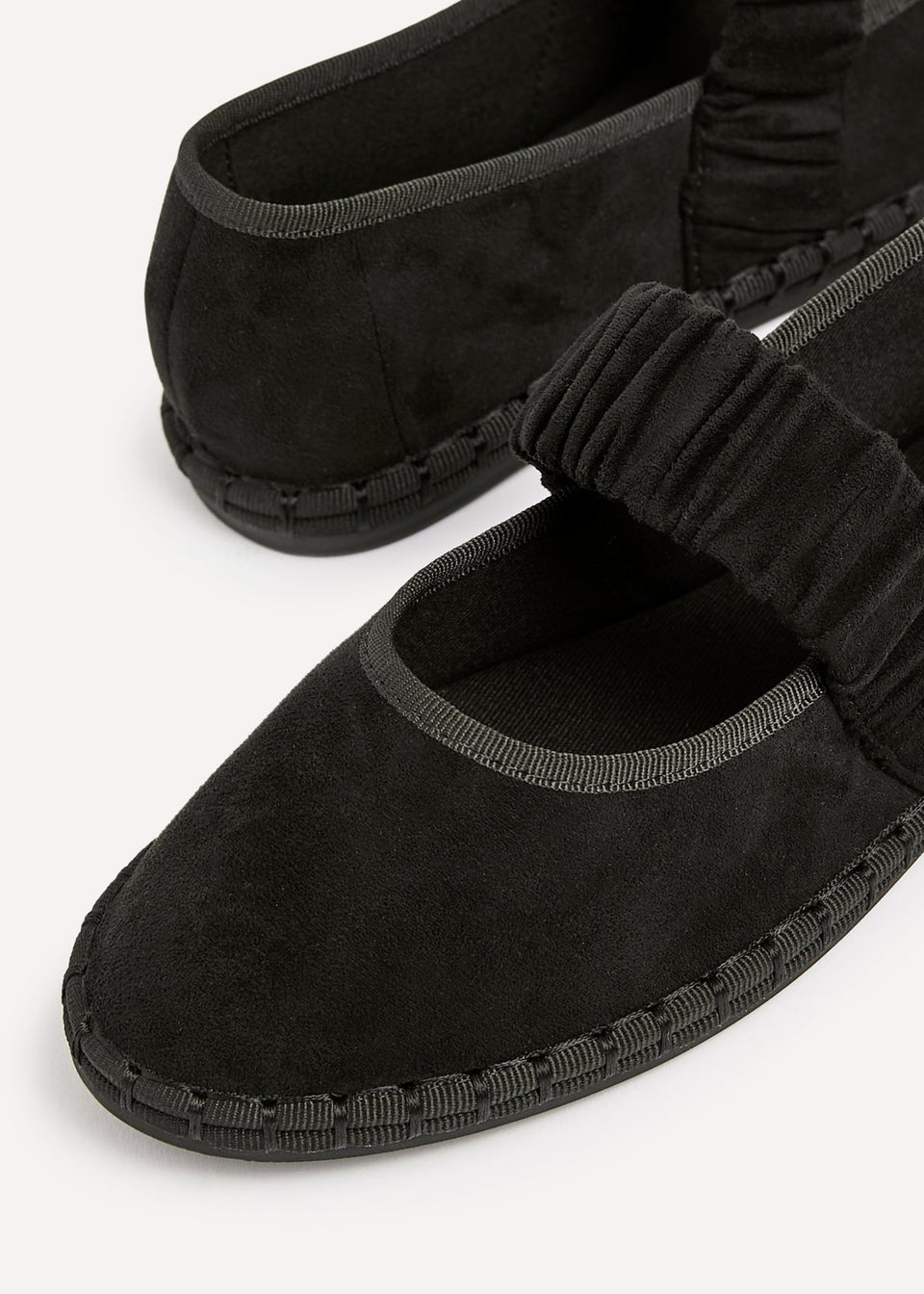 Linzi Lorella Black Faux Suede Mary Jane