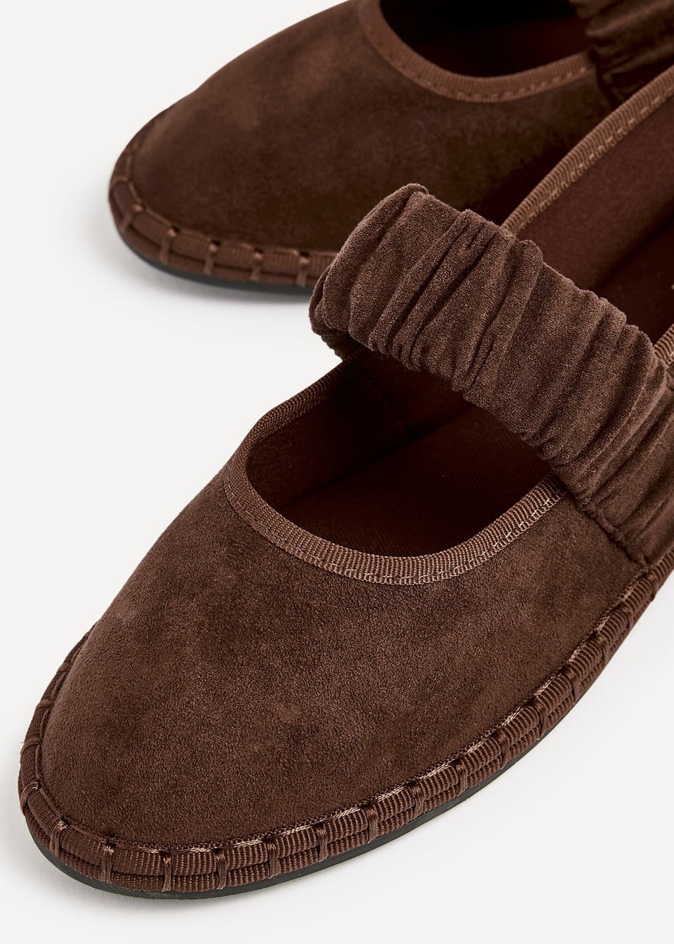 Linzi Lorella Brown Faux Suede Mary Jane