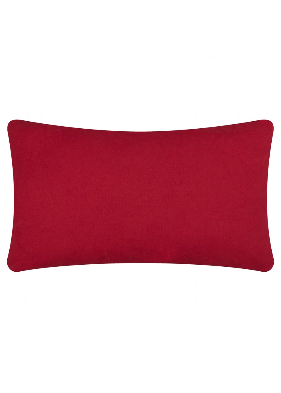 Furn Candy Merry Christmas Tufted Red/White Cushion