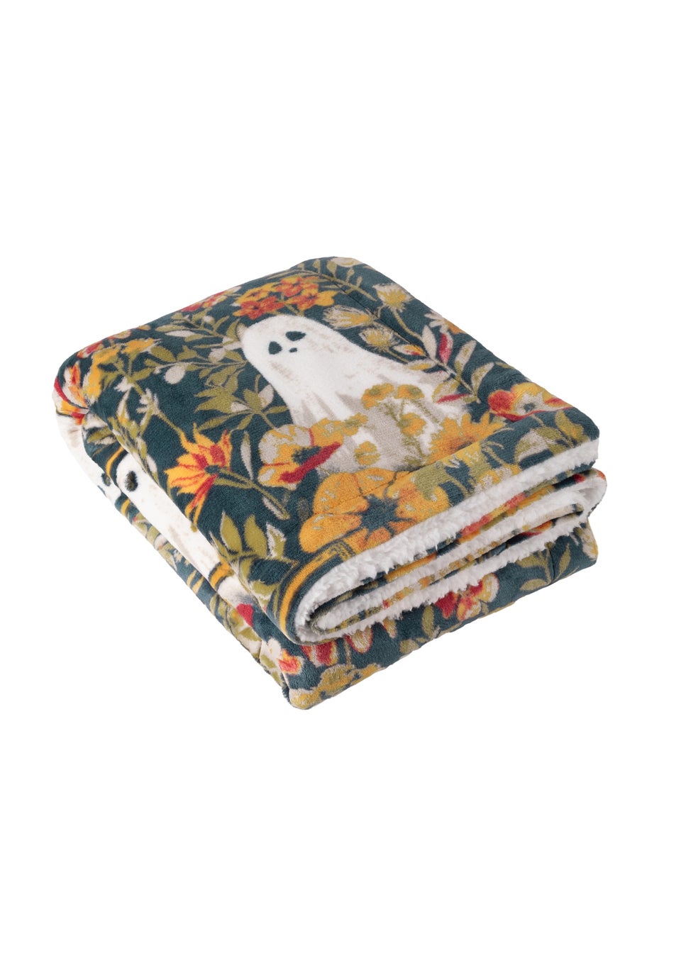 Furn Bootanical Sherpa Fleece Multicolour Throw