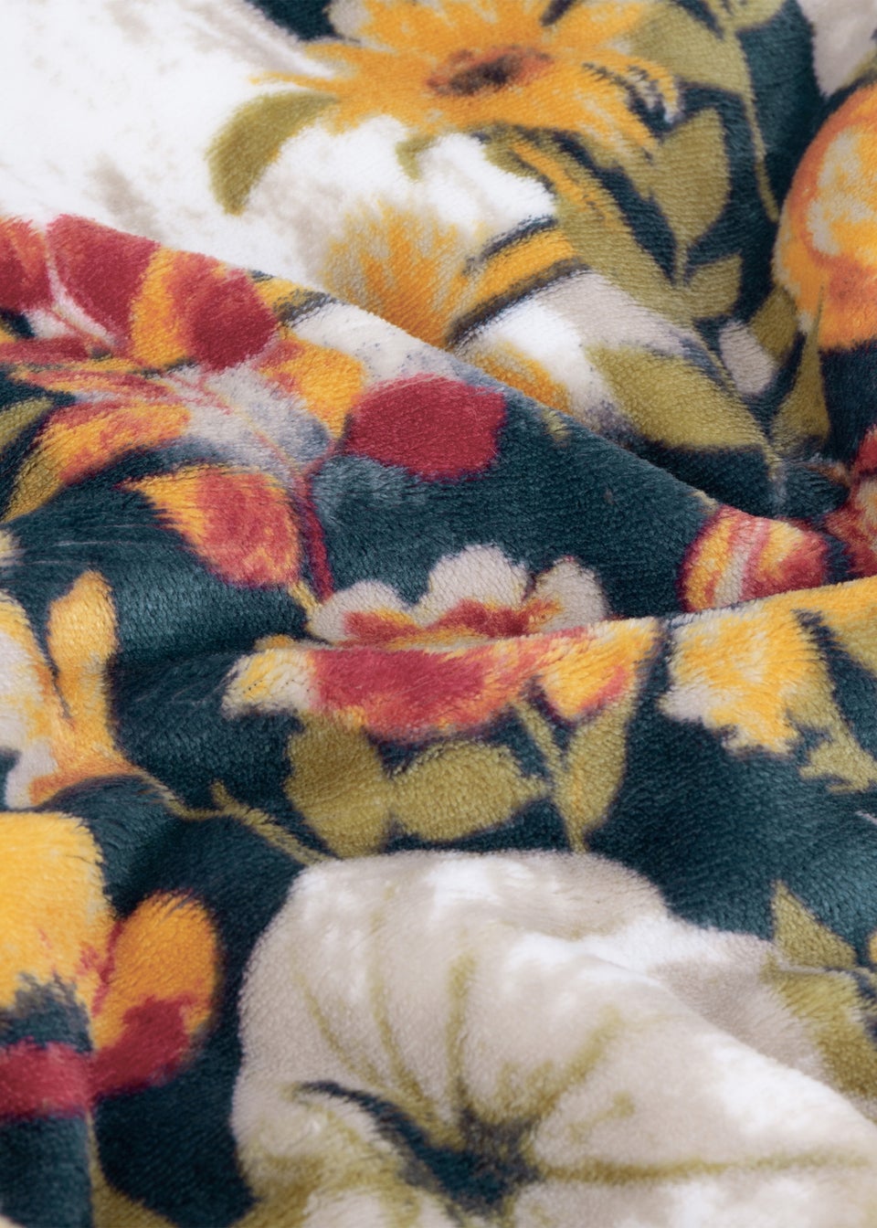 Furn Bootanical Sherpa Fleece Multicolour Throw