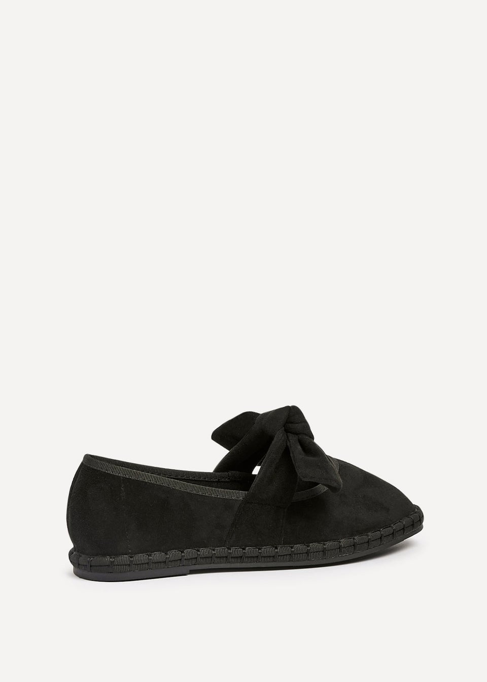 Linzi Pout Black Faux Suede Mary Jane