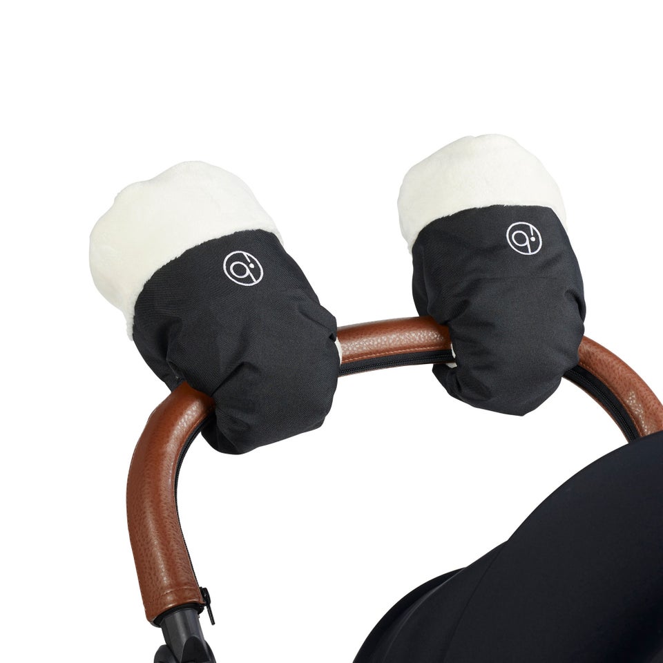 Ickle Bubba Black Pram Mitts