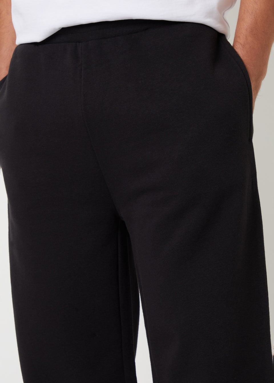 Threadbare Black Wide Leg Joggers