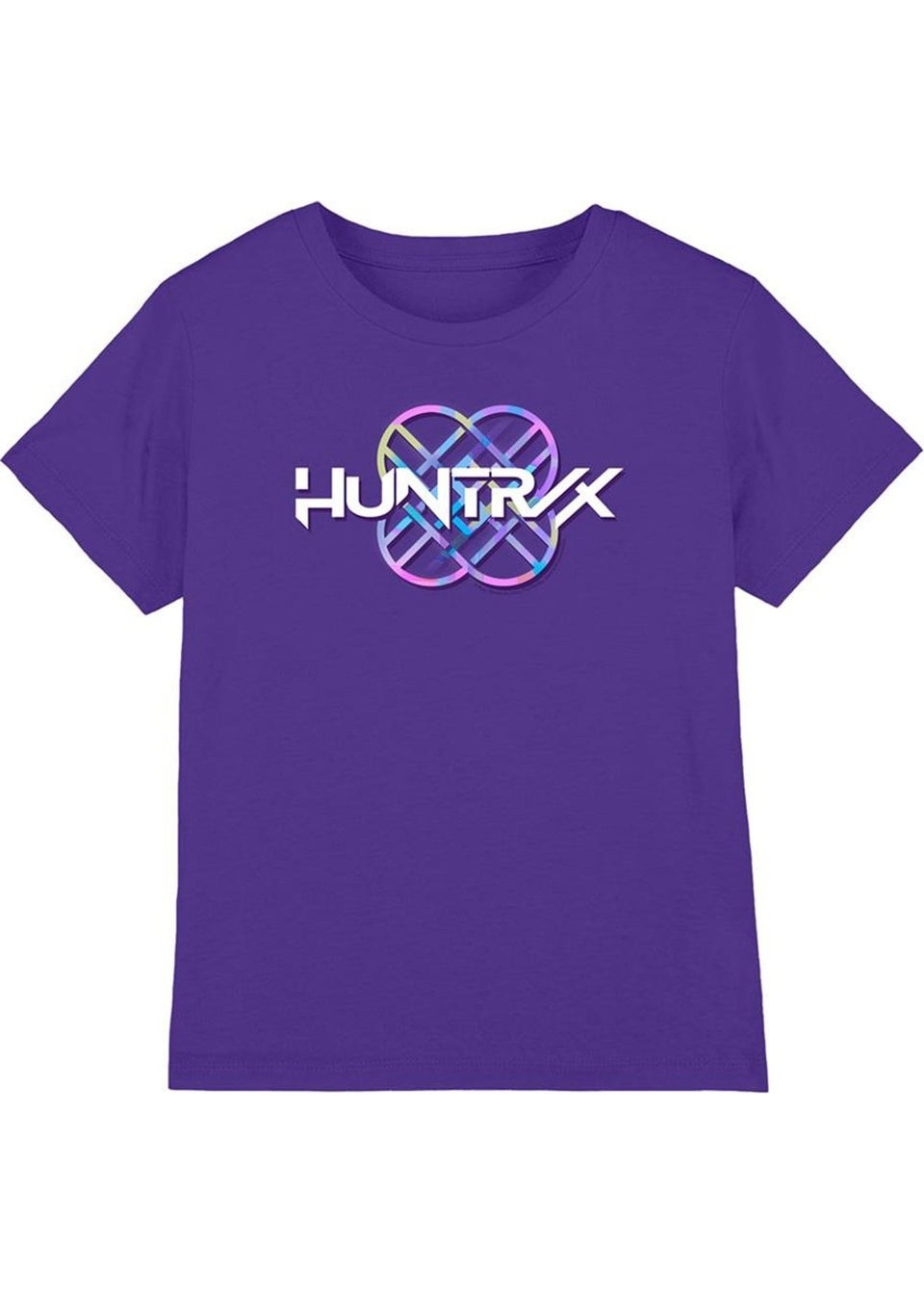 K-Pop Demon Hunters Kids Purple Pastel Logo T-Shirt (3-13yrs)