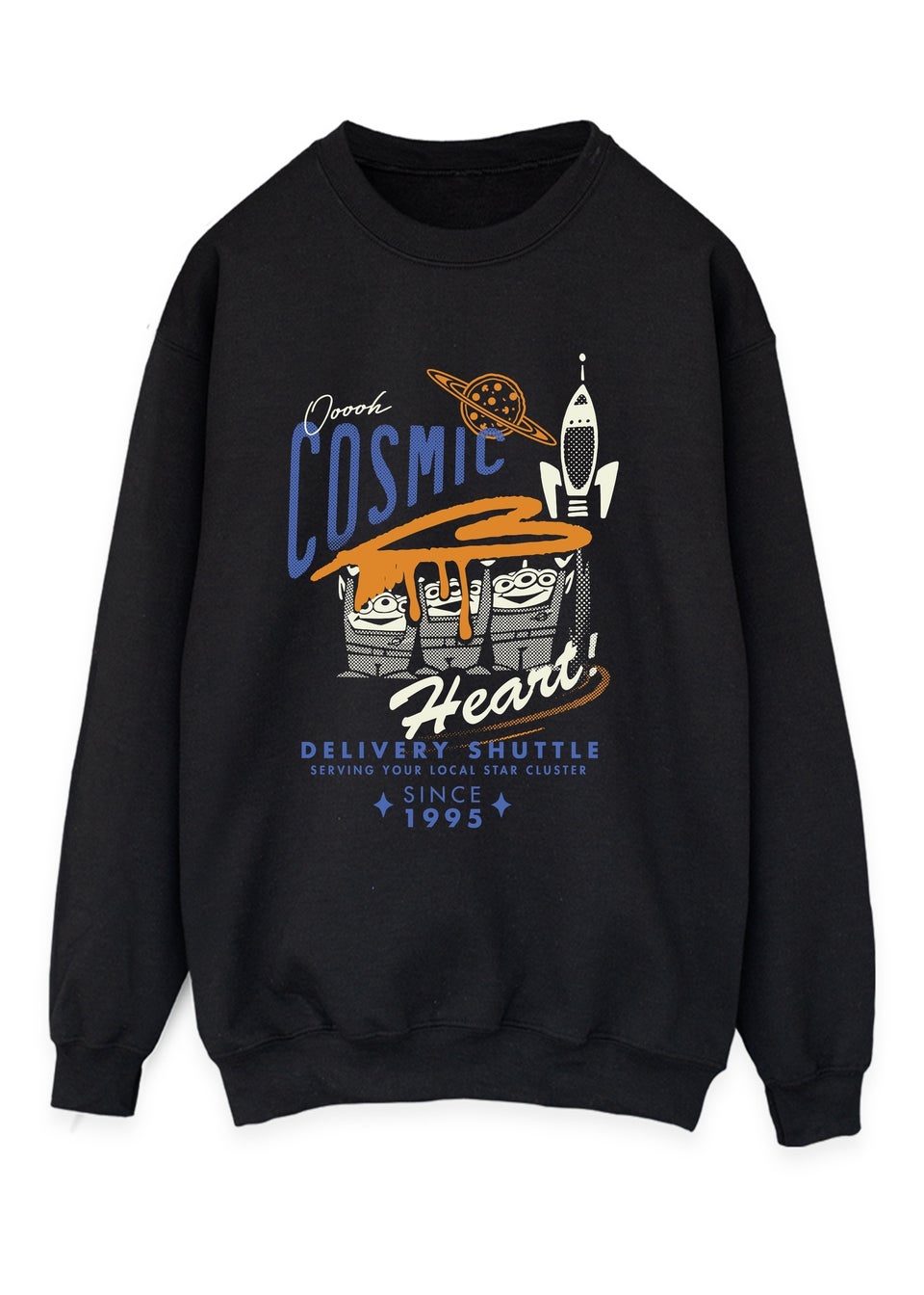 Disney Toy Story Cosmic Black Graphic Sweatshirt