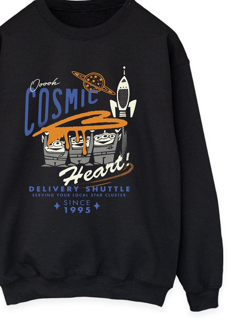 Disney Toy Story Cosmic Black Graphic Sweatshirt