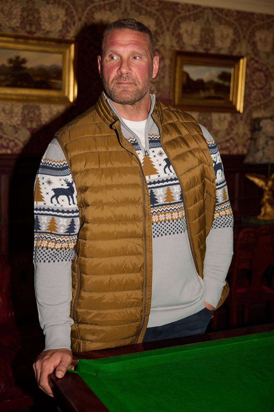 BadRhino Brown Puffer Gilet