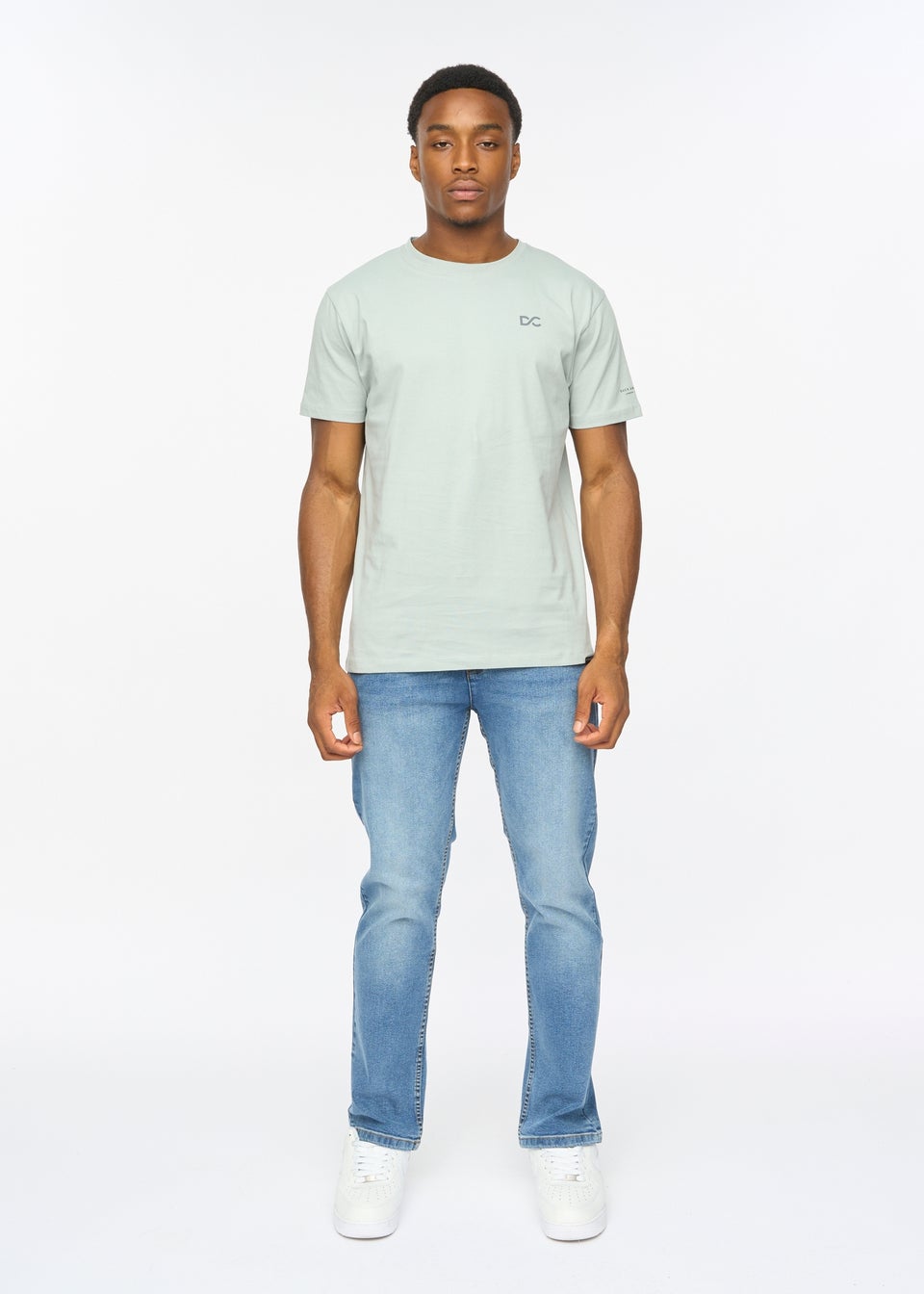 Duck & Cover Steel Blue Trimlines T-shirt
