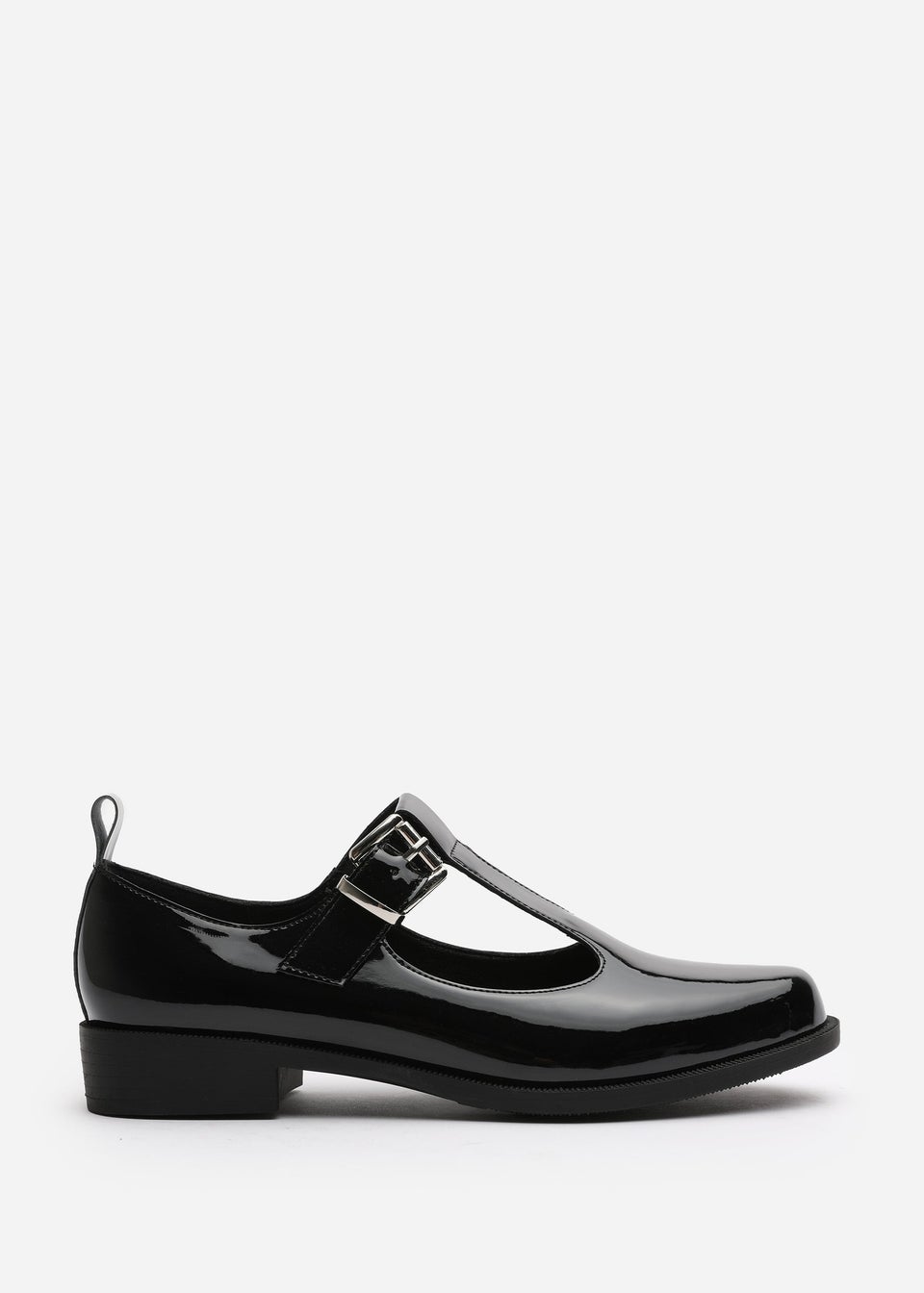 Where's That From Natalie Black Patent Mary Janes Loafers