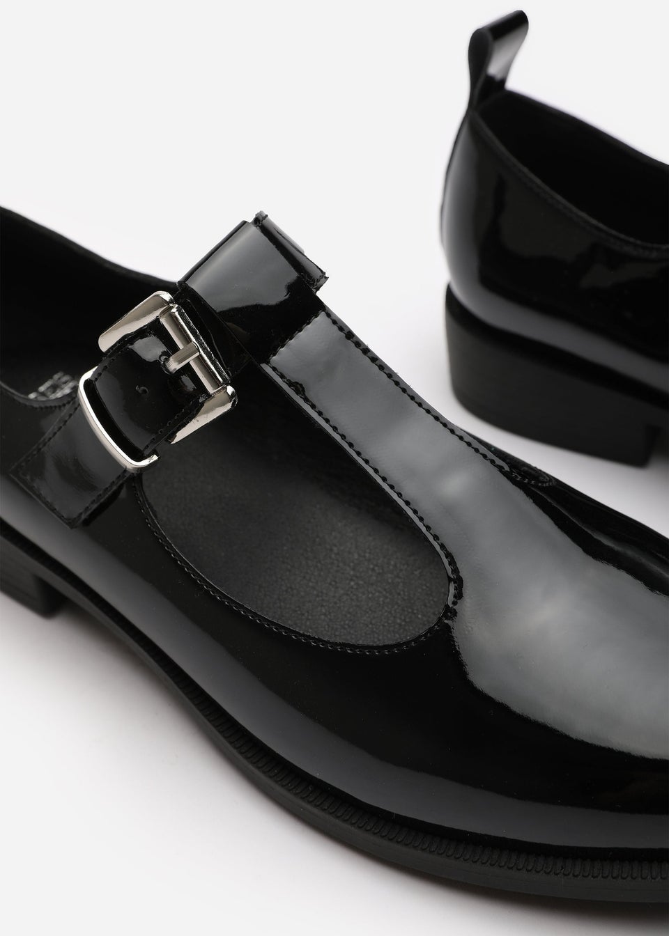 Where's That From Natalie Black Patent Mary Janes Loafers