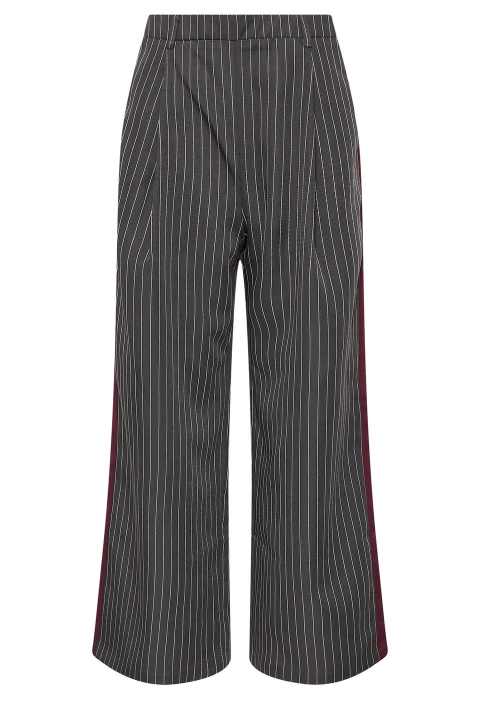 PixieGirl Petite Grey Pinstripe Wide Leg Trouser