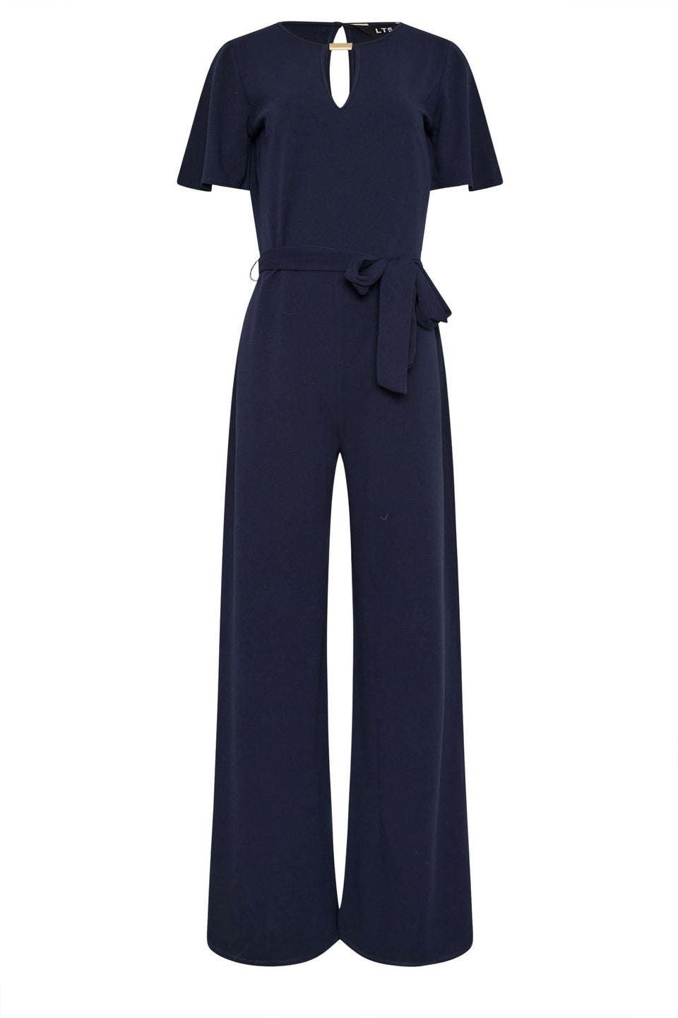 Long Tall Sally Navy Blue Keyhole Jumpsuit