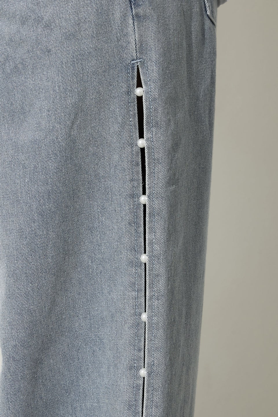 PixieGirl Petite Light Blue Pearl Detail Jeans