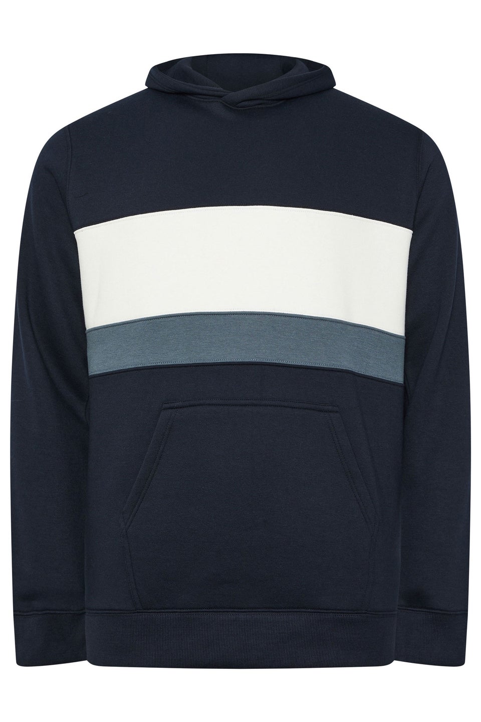 BadRhino Navy Blue Cut & Sew Hoodie