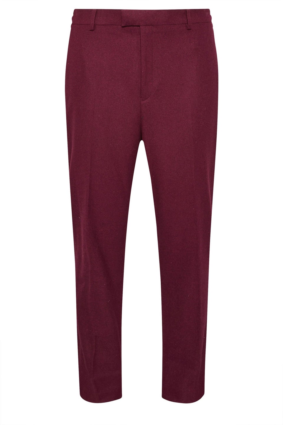 BadRhino Tailoring Burgundy Red Tweed Suit Trousers
