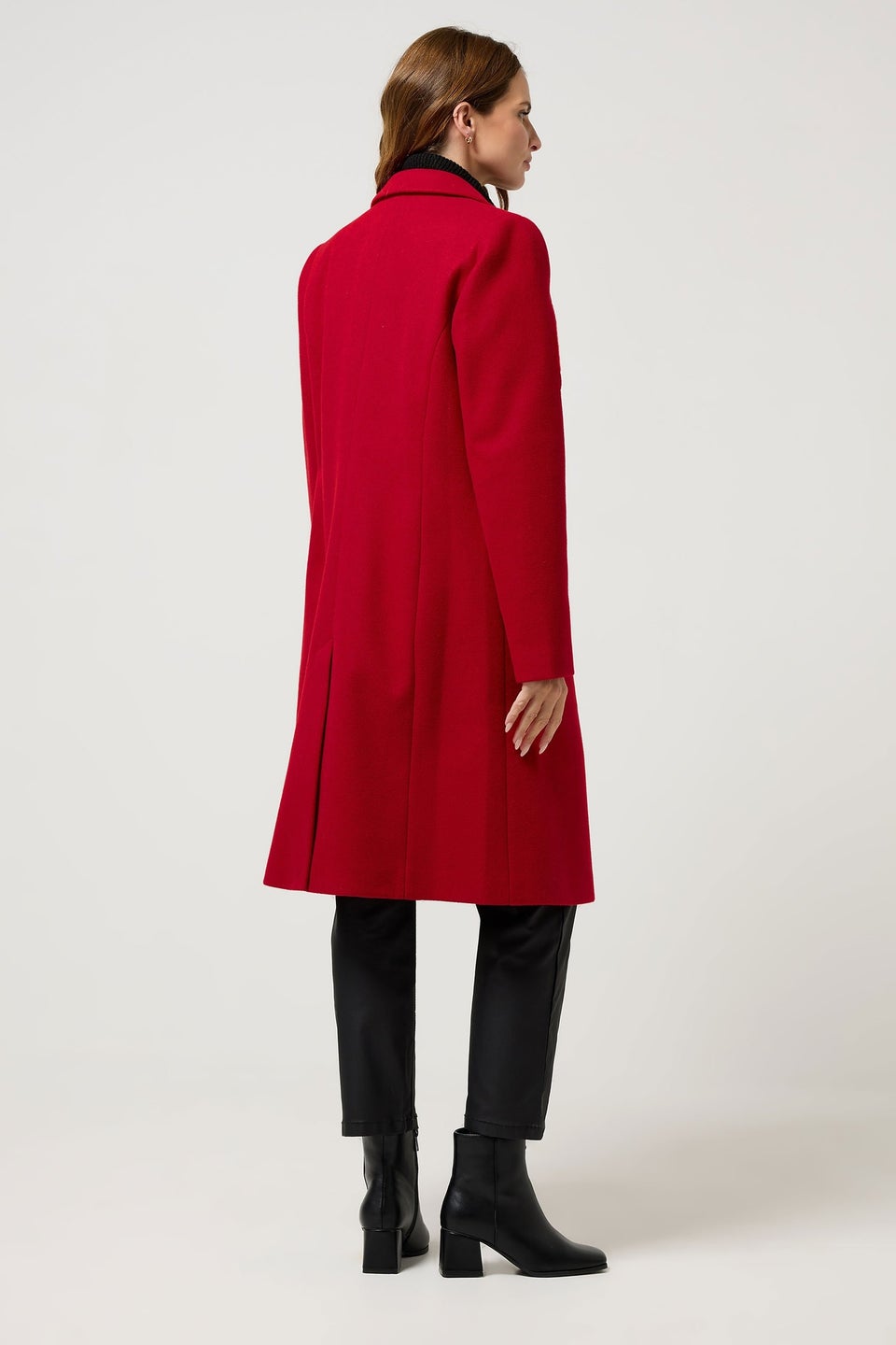 M&Co Red Midi Tailored Formal Coat