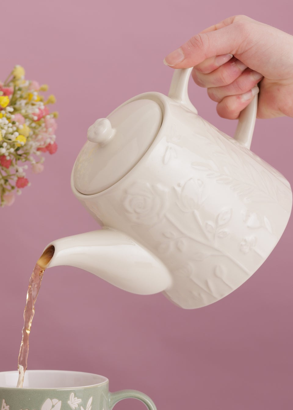 Mason Cash cream In the Meadow Teapot