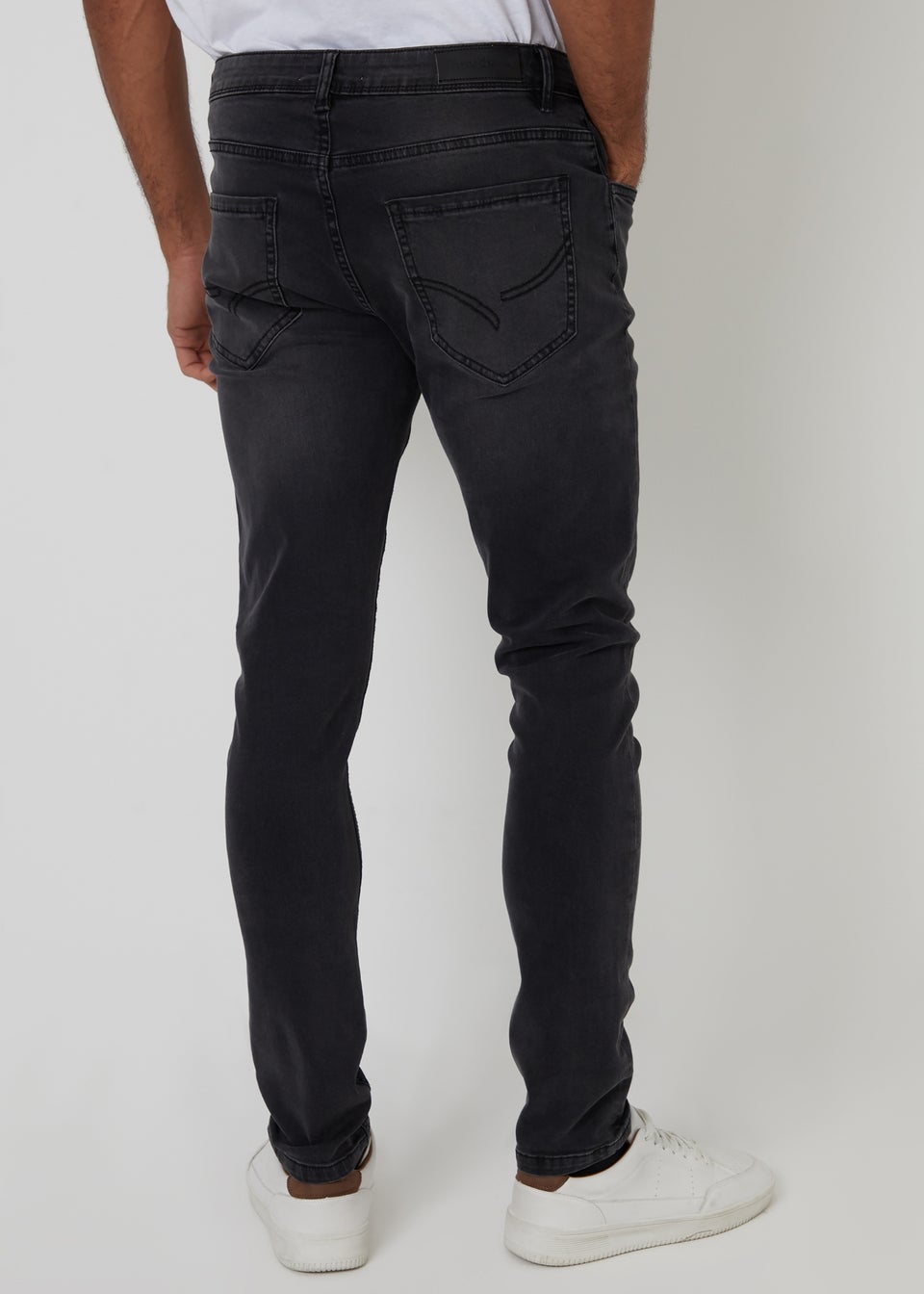 Threadbare Grey Skinny Fit Jeans With Stretch