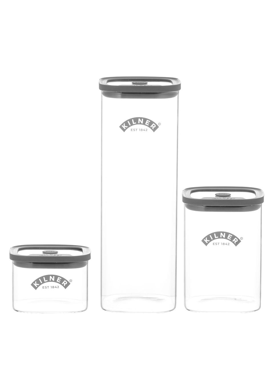 Kilner Fresh Storage Jars 3 Piece Pantry Set